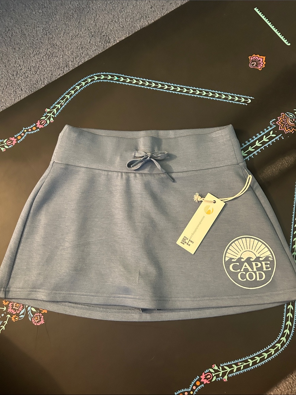 NWT Women's Blue Active Skort Casual Sport Skirt, Oceandriveclothing, Size Small